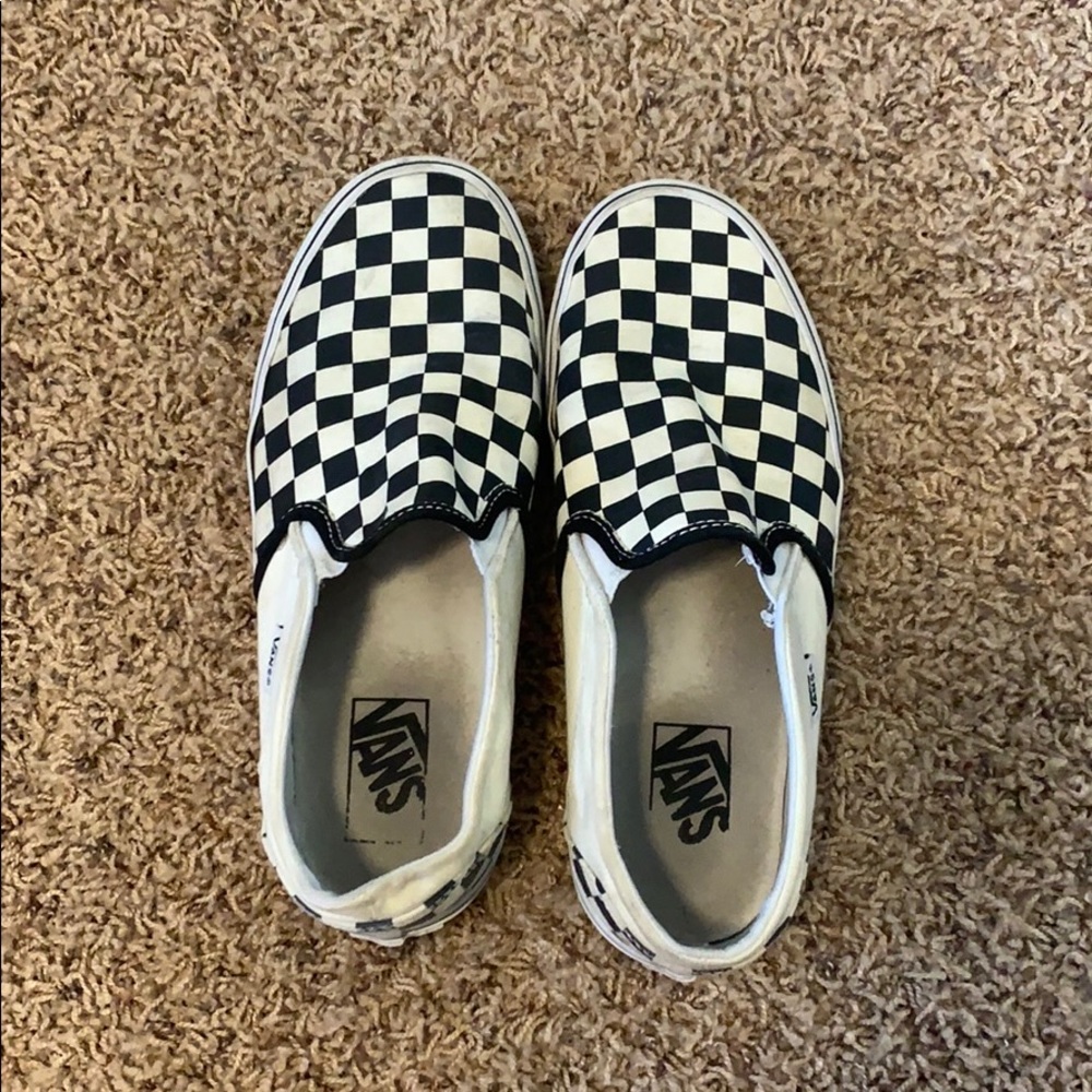 Checkered Vans
